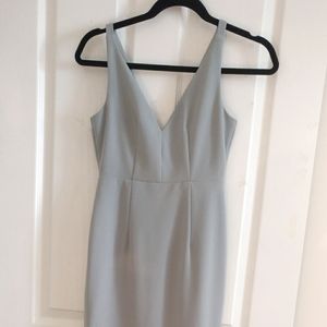 Slate Blue Mermaid Style Dress